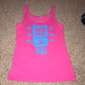 Next Level Apparel Pink Tank Top WE FEST 2017